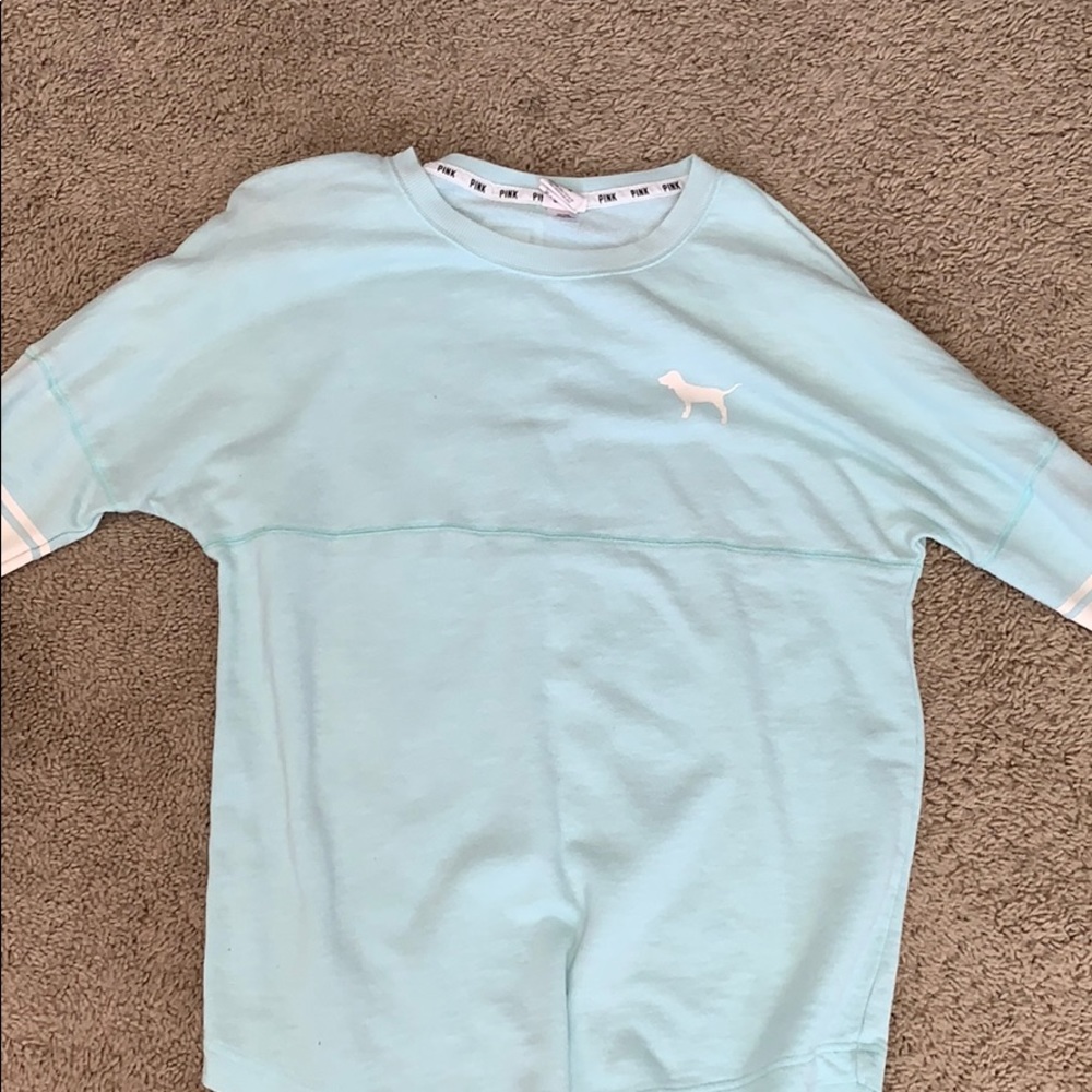 PINK long sleeve, light blue